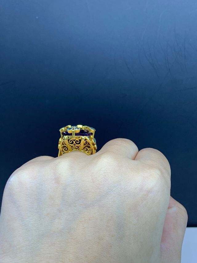แหวนพลอยอเมทีส